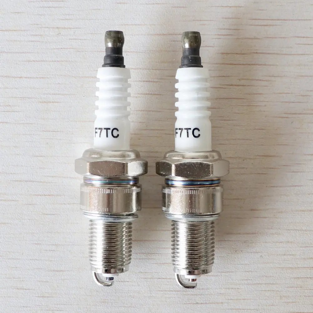 2pcs F7TC 168/188 2kw 5kw Gasoline generator spark plugs for GX160 GX200 GX390