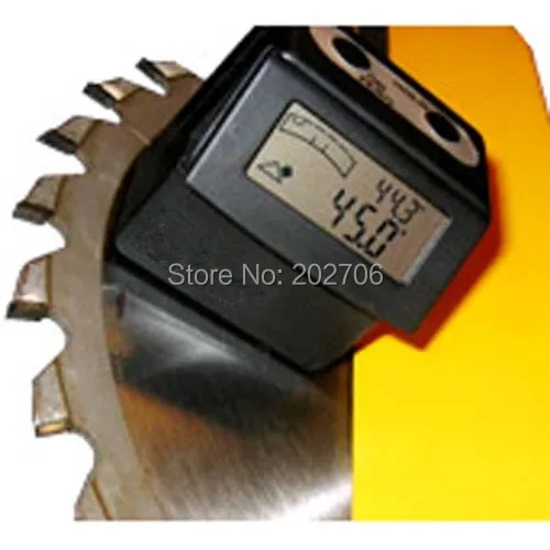 Pengukur sudut Digital akurat, inclinometer sudut busur derajat kotak level miring dengan basis magnetik + v-groove