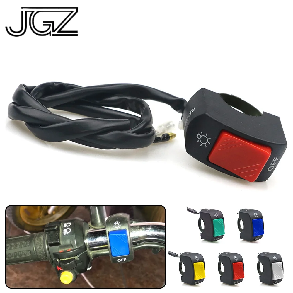 Interruptores universales de encendido y apagado para motocicleta, controlador de manillar ligero para Motocross, accesorios modificados, 22mm