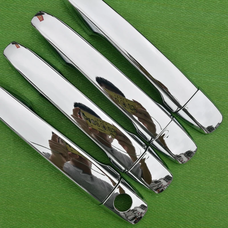 for Toyota 30 Prius Luxurious Chrome Door Handle for Toyota Prius XW30 2010 - 2015 Covers Accessories Car Stickers Car Styling