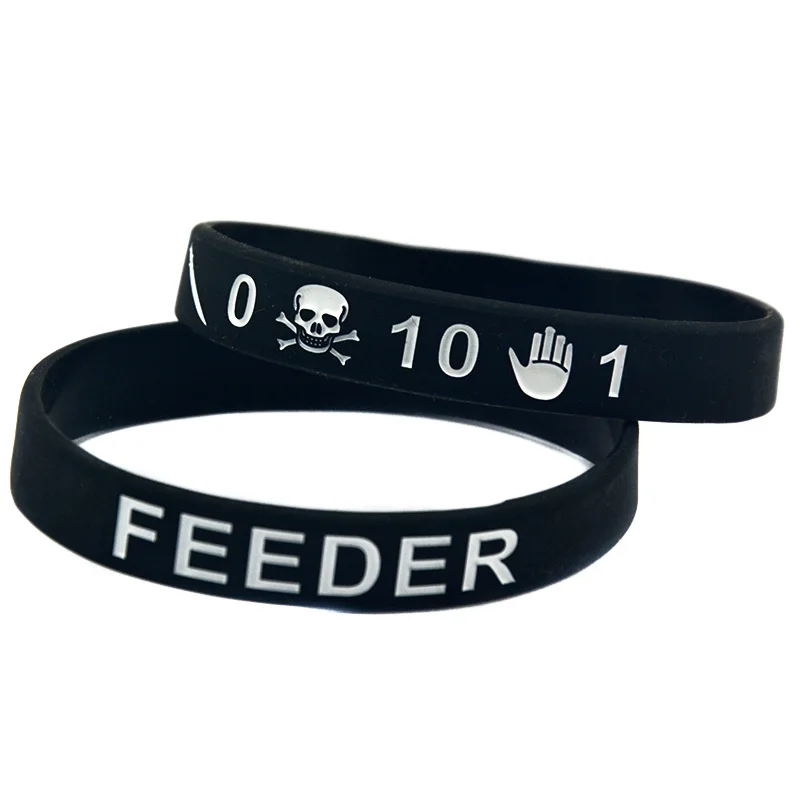 1 PC Electric Games Silicone Bracelet Gift Rubber Wristband AFK Feeder Noob Inside Unisex Bangle