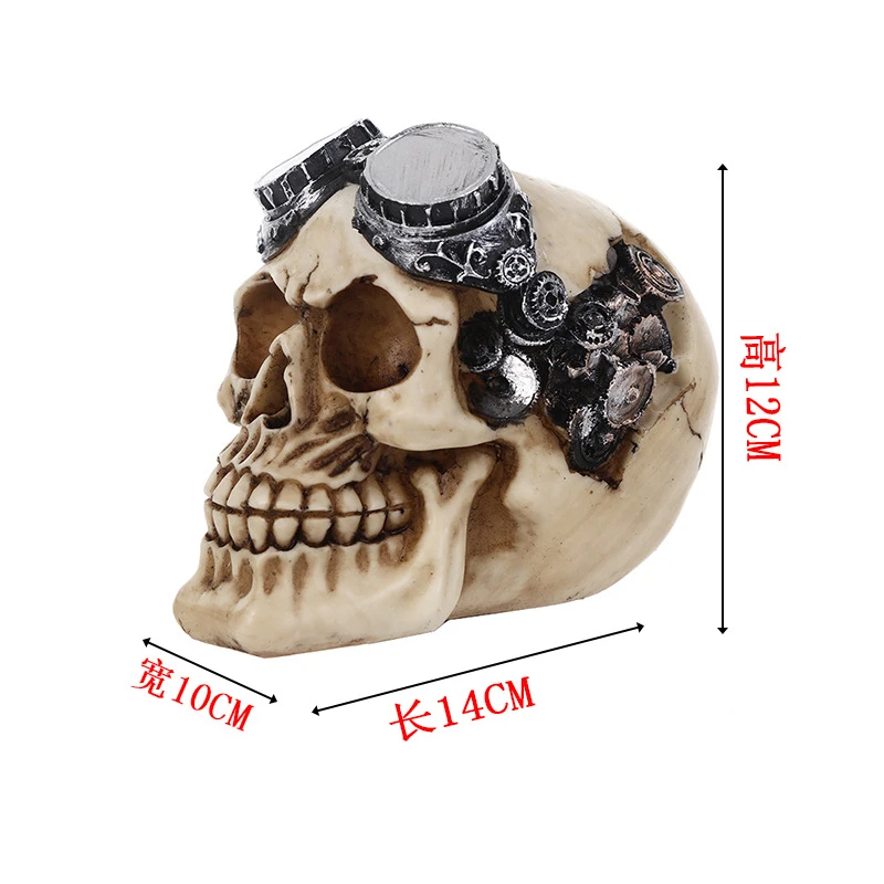 Resin skull Halloween gifts personal ornaments home accessories GXGT031