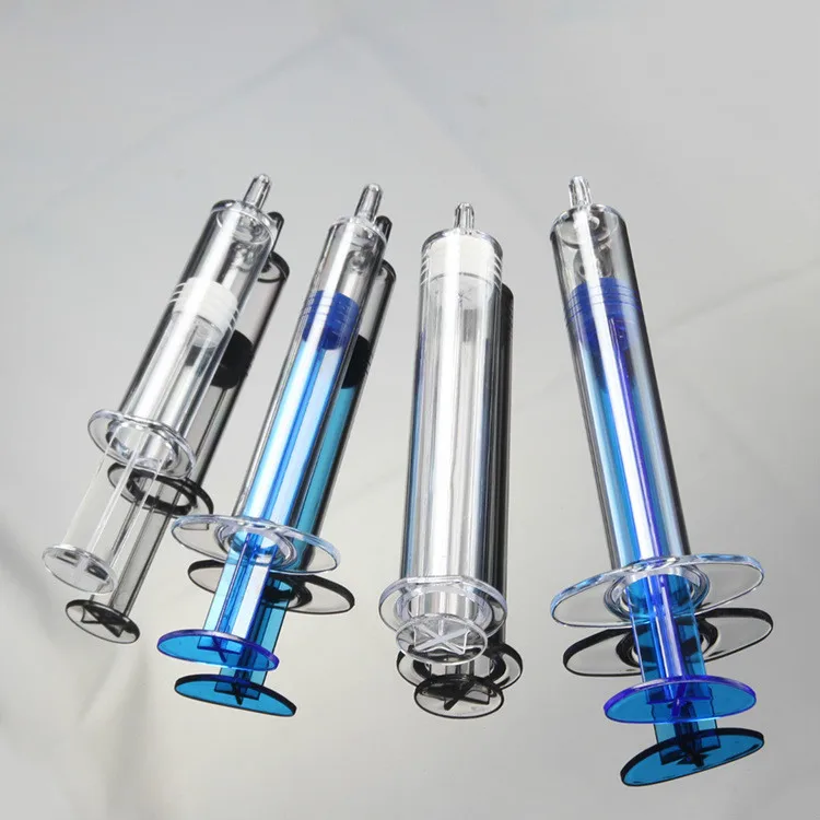 

100pcs 5ml 10ml Cosmetic Hyaluronic Acid Syringe Empty Tube Disposable Plastic Collagen Essence Filling Bottle