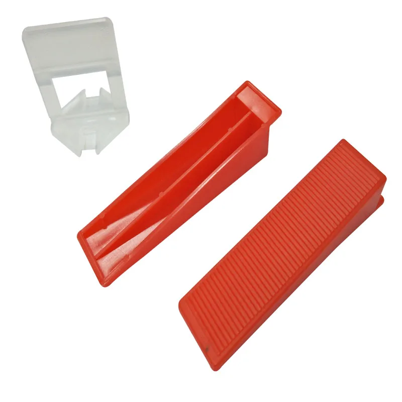 1.5mm clips Tile Spacer Leveling System Ceramic Accessories Floor Tiles Tools  100pcs wedges + 200pcs clips