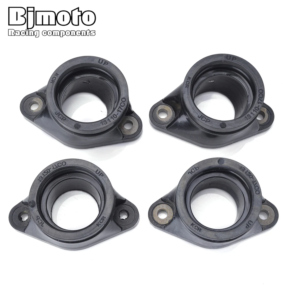Moto Carburetor Adapter Interface Intake Manifold Boot Set For Suzuki GSX750F GSX750 Katana GR78A 90-98 GSXR750 GR77A 89-90