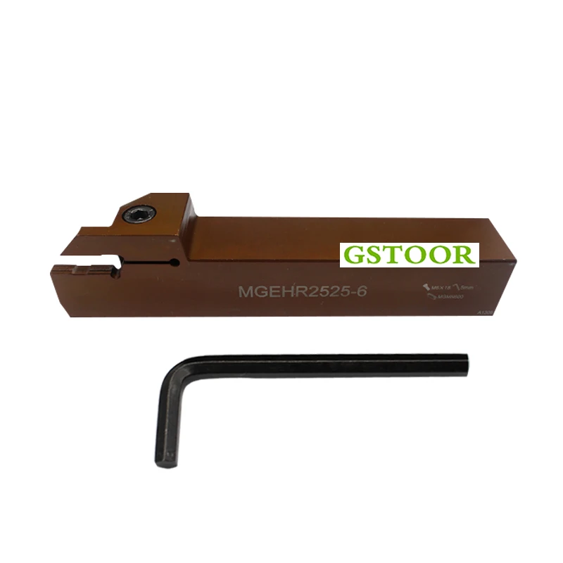 1PC Spring Steels MGEHR2525-2T16 Tool MGEHR2525-3T20 3MM Grooving Toolholder Slotting Lathe Cutting Tool Arbor