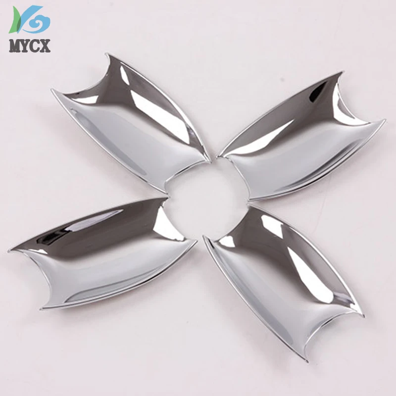 4PCS Interior Mouldings Car Outside Door Bowl Trim Cover Sticker For Hyundai Lafesta 2018 2019 automobiles