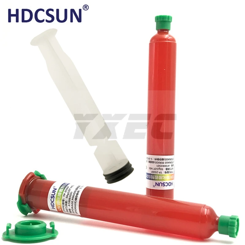 2019 NEW HDCSUN fresh TP-2500F LOCA UV glue liquid optical clear adhesive uv glue tp2500 for touch screen samsung galaxy iPhone