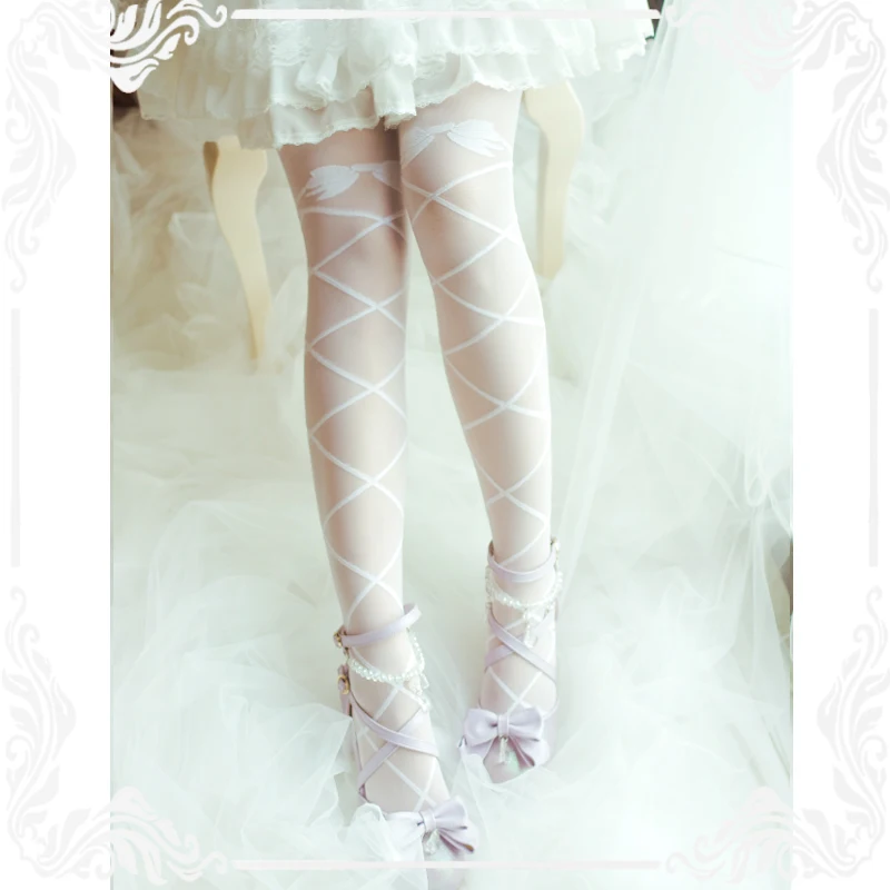 2019 neue hohe qualität Japanischen süßen lolita dünne abschnitt strümpfe mädchen schöne bowknot lolita kleid zubehör machen socken