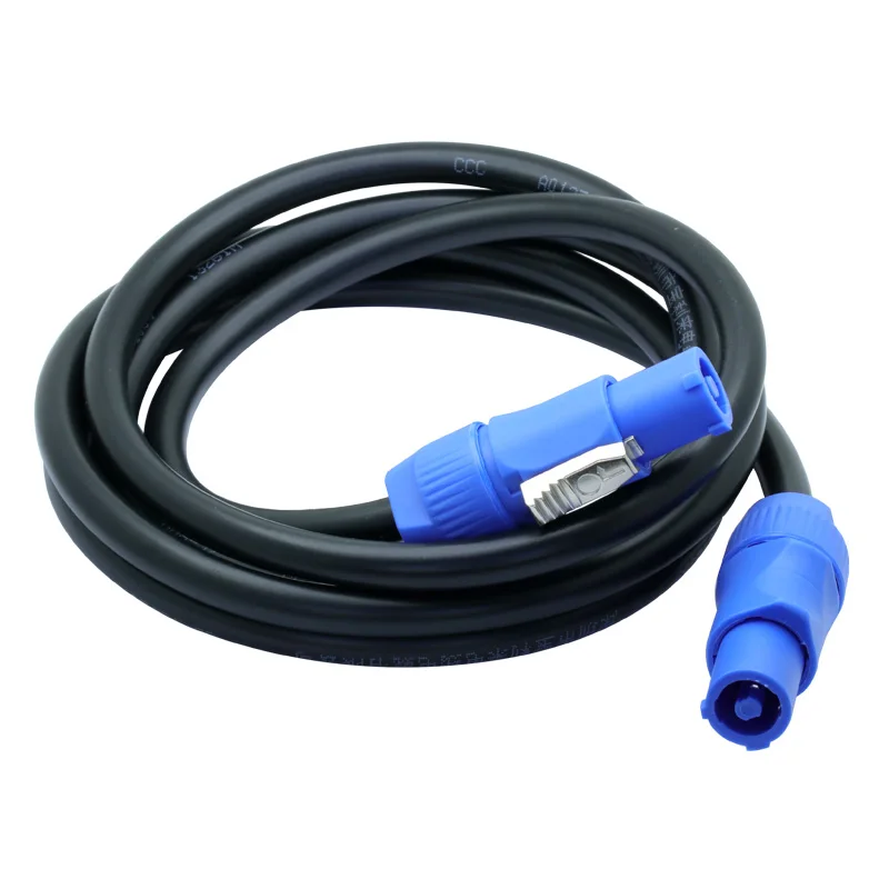 PowerCon Cable 1.5M AC Power Cable for Beam Moving Head Light Extension Speakon Cable in and out RVVP 2.5mm Square 20A/250V