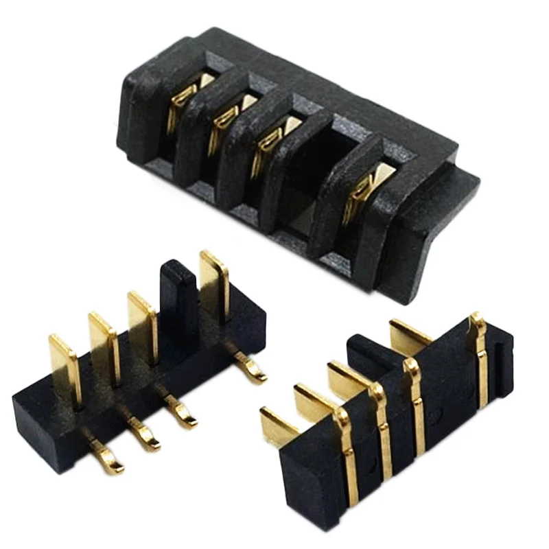 4Pin 3+1 pitch 2.5mm laptop battery connector female and The male connector good qulity Motherboard repair part Flex cable