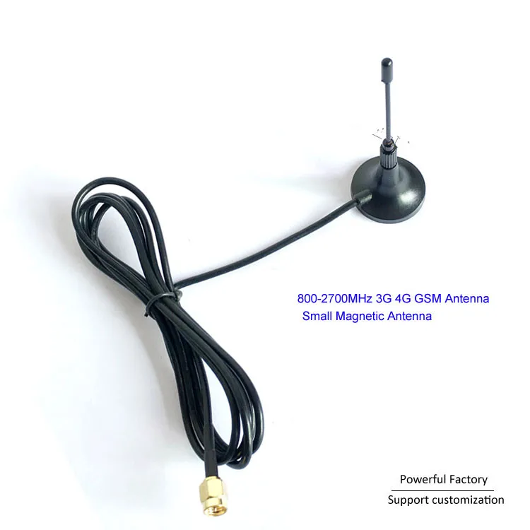 GSM GPRS 3G/900/1800/1900/2100/2500/2700 Mhz Antenna 4dBi Magnetic