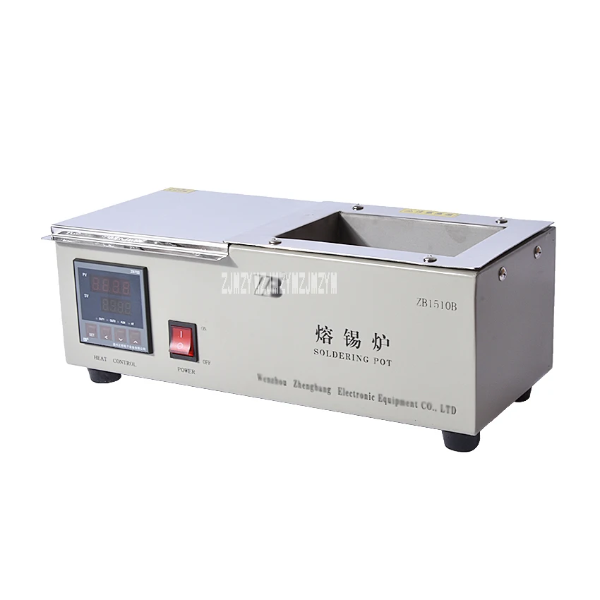 

ZB1510B Digital Display Solder Pot Soak Soldering Machine Soldering Tin Stove 220V 600W 150* 100* 70mm