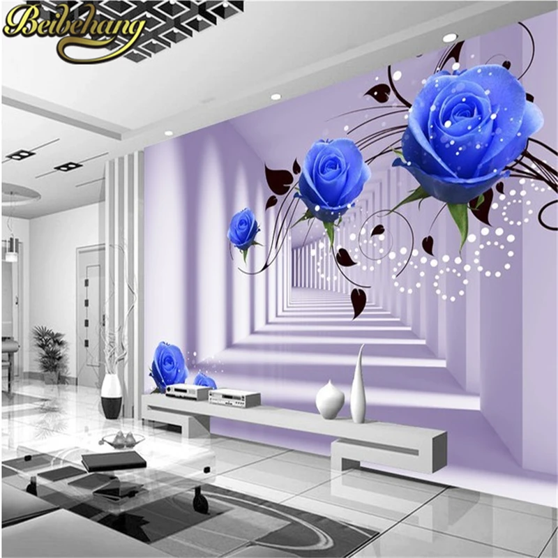 

beibehang Custom Abstract modern Photo 3d wallpaper mural for living room dimensional space mural wall paper Wall Murals