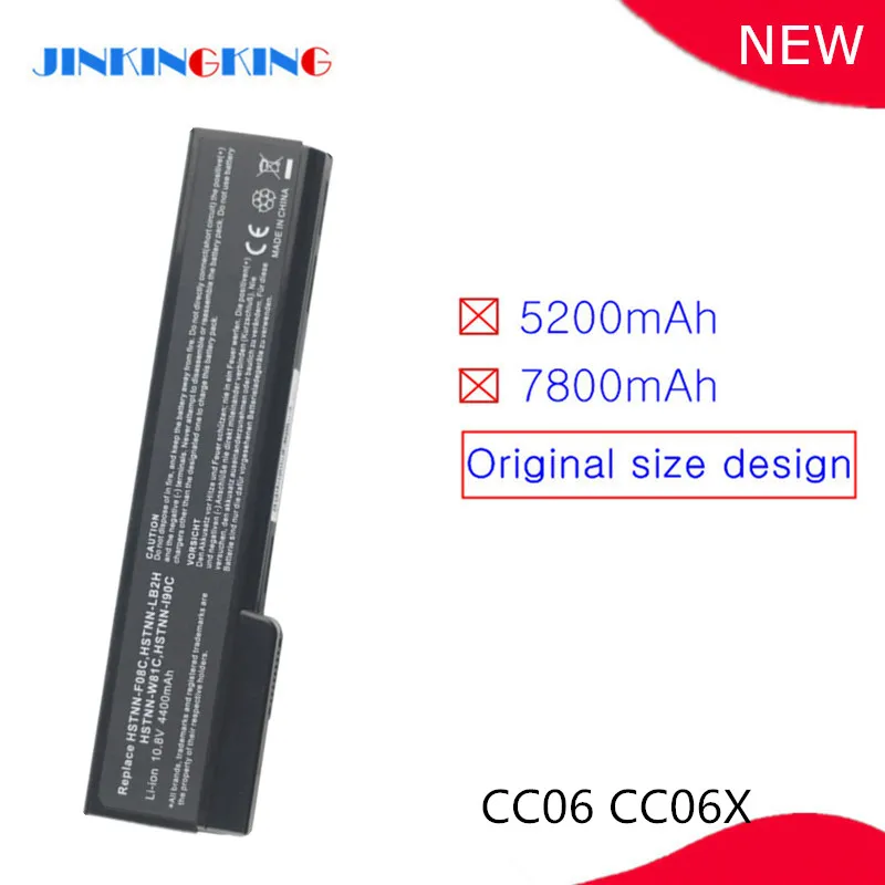 New laptop HSTNN-W81C CC06 CC06X battery for HP ProBook 6560b 6565b 6570b for EliteBook 8460p 8460w 8470p 8470w 8560p 8570p