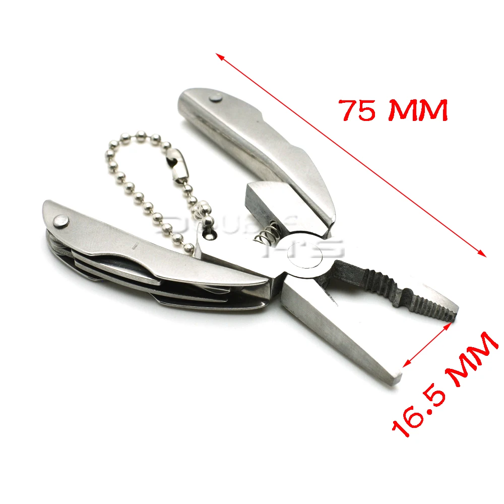 Stainless Steel Outdoor Portable Multitool Pliers Knife Keychain Screwdriver Multi Tools Mini Pliers Multi Tool