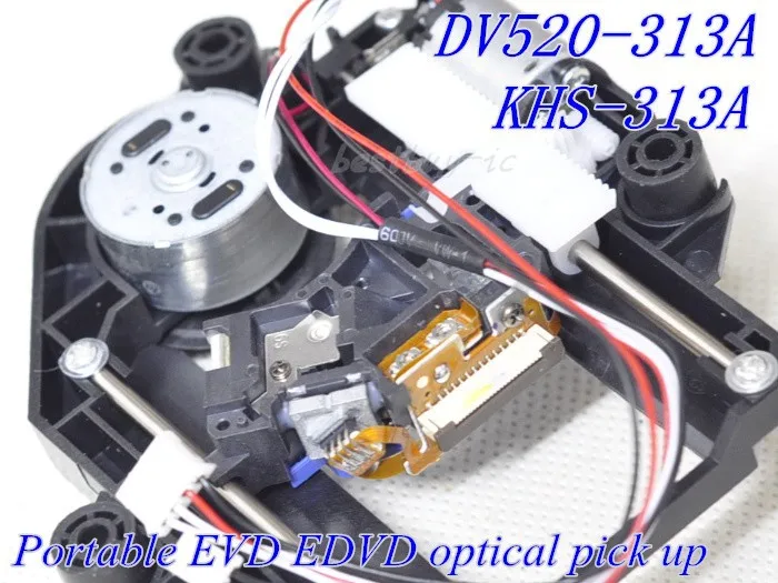 Флейта с DV520 механизм DV520 313A пластиковый механизм флейта для портативного EVD EDVD DVD лазерная линза флейта KHS313A