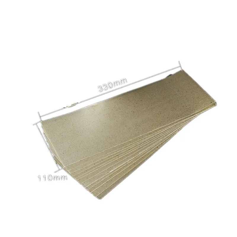 Folha de Mica de Isolamento de Papel Resistente de Alta Temperatura para Estações de Solda de Pistola de ar Quente Aquecedor de Grelhar 330 mm 110 mm Peças