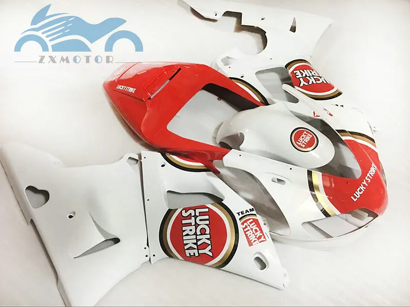 High quality bodywork motorcycle fairing Kits Fit for YAMAHA 1998 1999 YZFR1 98 99 YZF R1 sports fairings kit red Lucky Strike