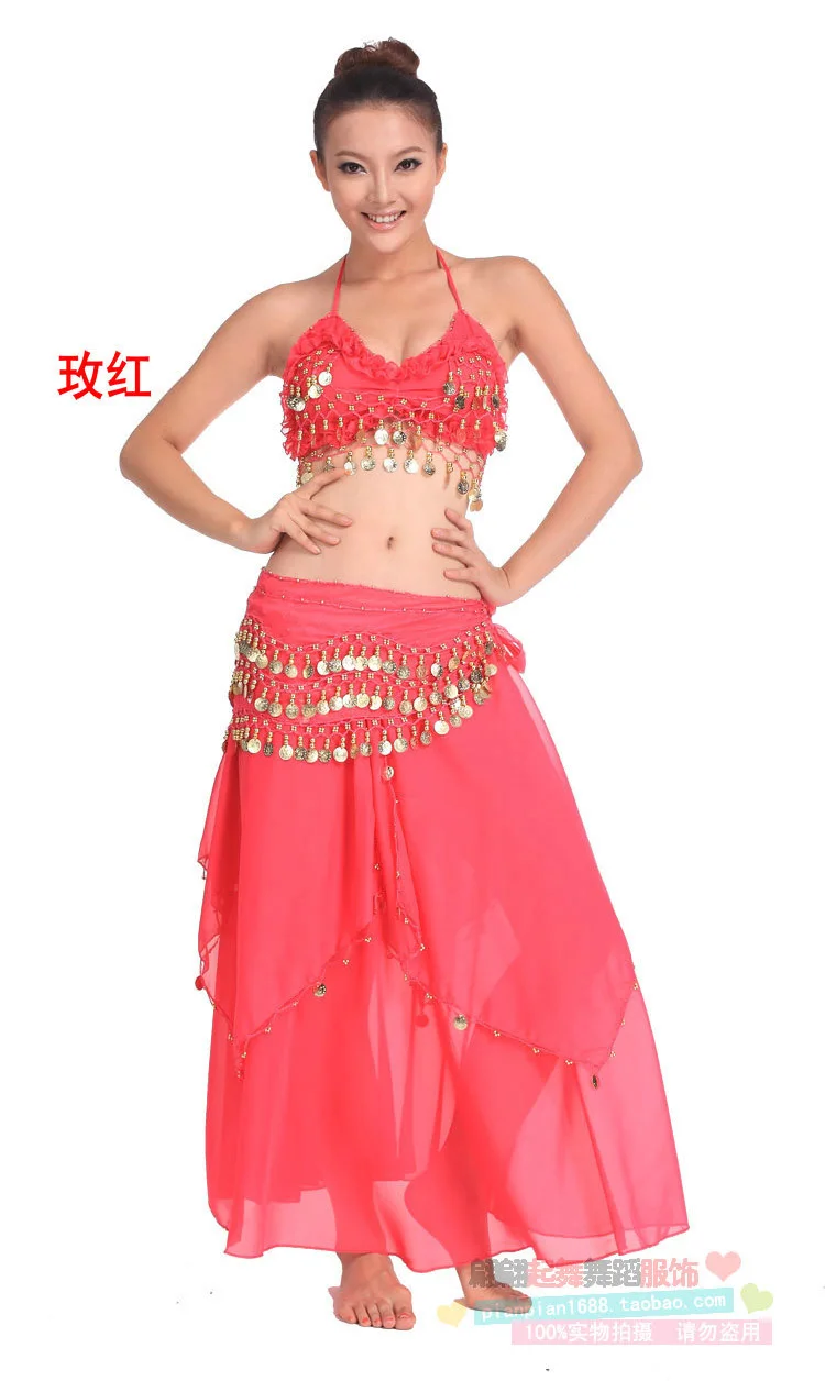 Belly Dance Costume Bollywood Costume Indian Dress Bellydance Dress Womens Belly Dancing Costume Sets Tribal Skirt 11 Color