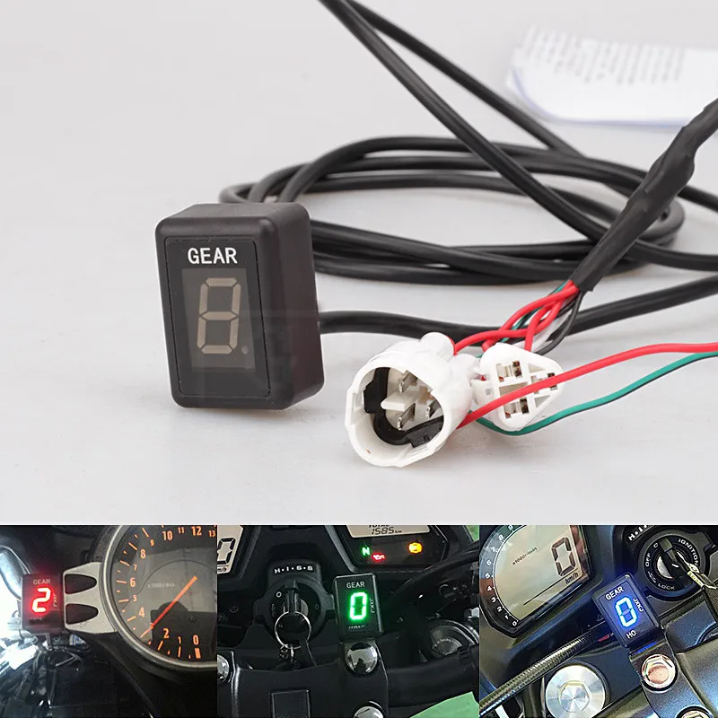 Motorcycle LCD Electronics 1-6 Level Gear Indicator Digital Gear Meter For Triumph Speed Four 2002 - 2006 Tiger 900 1999 - 2000