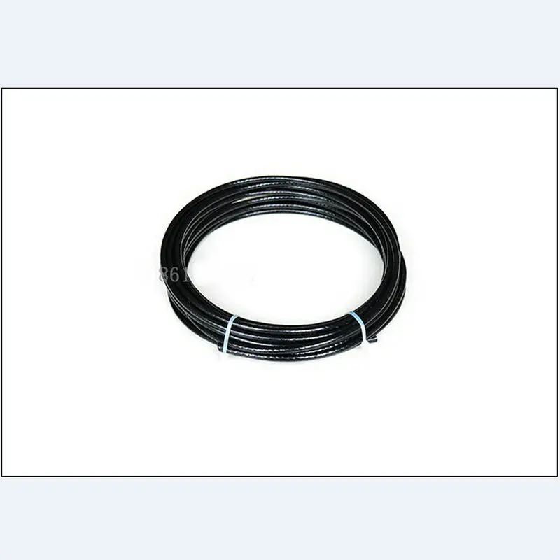 Hq BW01 Zwart Pvc Plastic Gecoat Roestvrij Staal 304 Draad Touw Kabel 1 Mm-6 Mm Diameter Na Coating