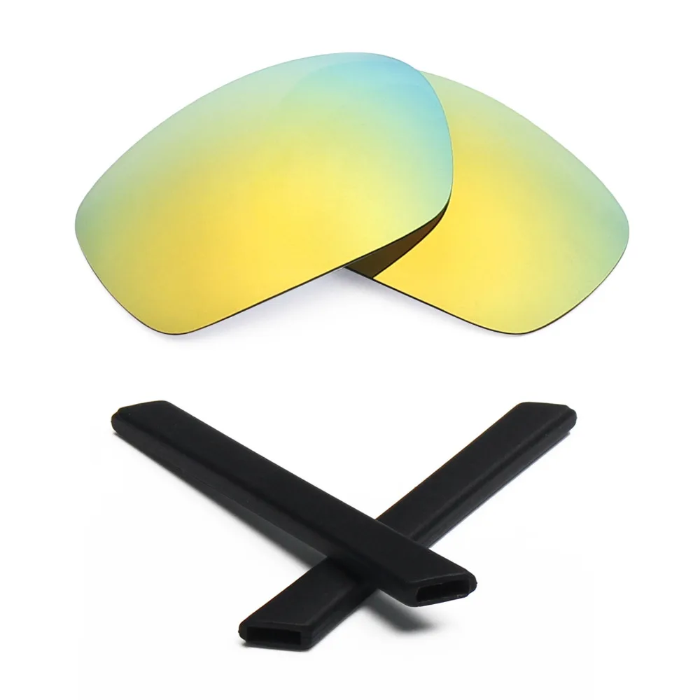 SNARK Replacement Lenses and Black Ear Socks Earsocks Kit for-Oakley Jawbone Sunglasses - Multiple Options