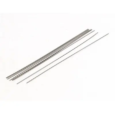 0.5mm di Diametro 100mm di Lunghezza HSS Codolo cilindrico Torsione Punta del trapano Utensile di Foratura 10 pz