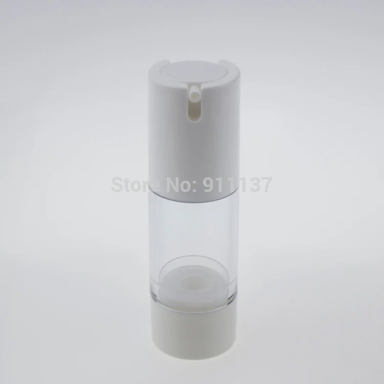 

ZA213 clear 30ml airless lotion pump bottles , round airless packaging for cosmetic , pp 30 ml airless packaging cosmetic