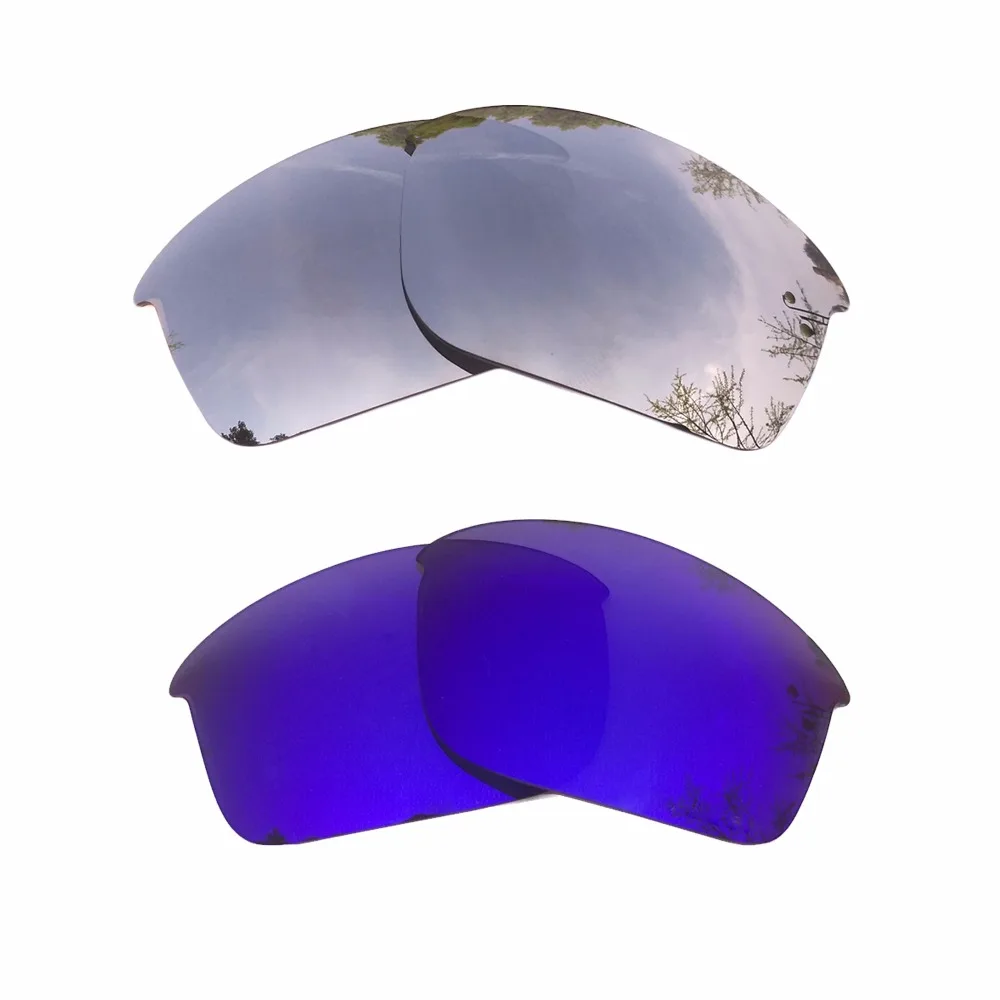 

Silver Mirrored & Purple Mirrored Polarized Replacement Lenses for Bottle Rocket Frame 100% UVA & UVB