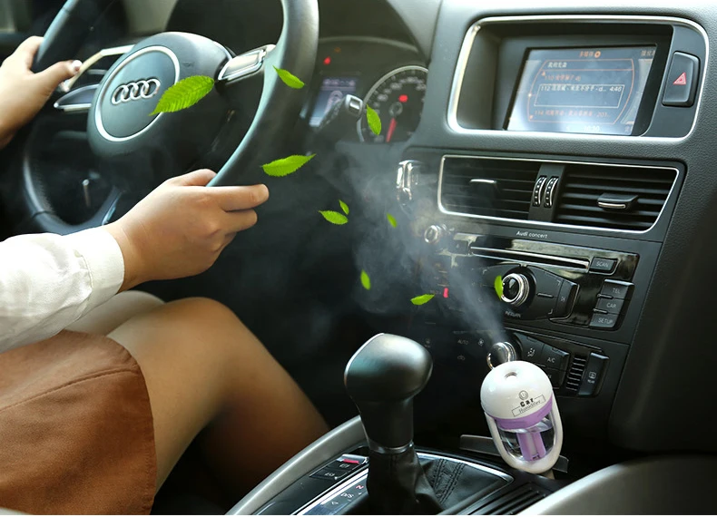 Cute Decorative Mini Portable Desk Mist Air Car Vehicle Humidifier not usb type