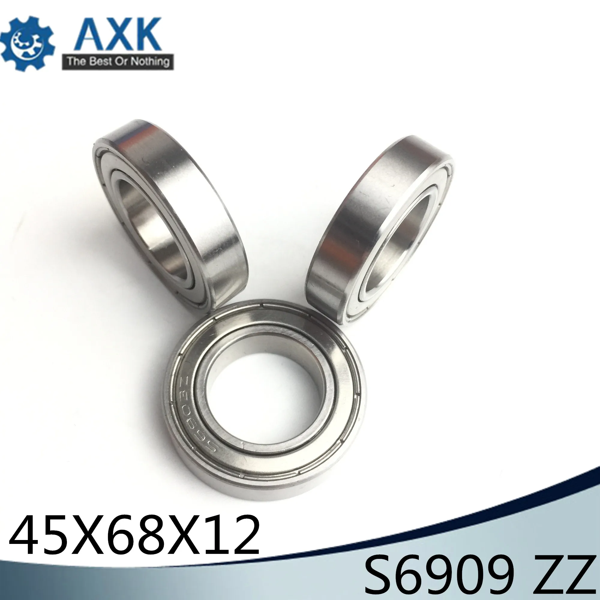 

S6909ZZ Bearing 45*68*12 mm ( 5PCS ) ABEC-1 440C S 6909 Z ZZ S6909 Stainless Steel S6909Z Ball Bearings