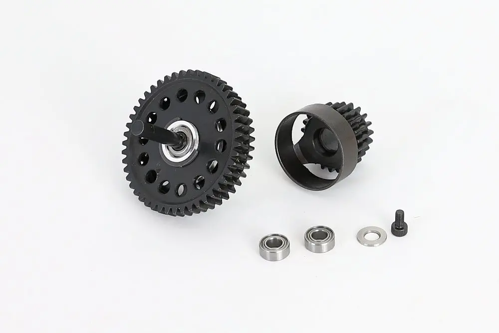 GTBRacing CNC  RC 1/10 HPI RS4-3 Refit Upgraded 2 Speed Transimission Gear System (43T/47T and 18T/22T)