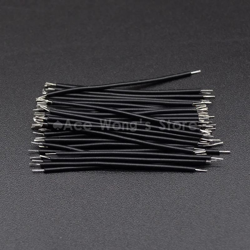 100PCS/LOT Tin-Plated Breadboard PCB Solder Cable 24AWG 5cm Fly Jumper Wire Cable Tin Conductor Wires 1007-24AWG Connector Wire