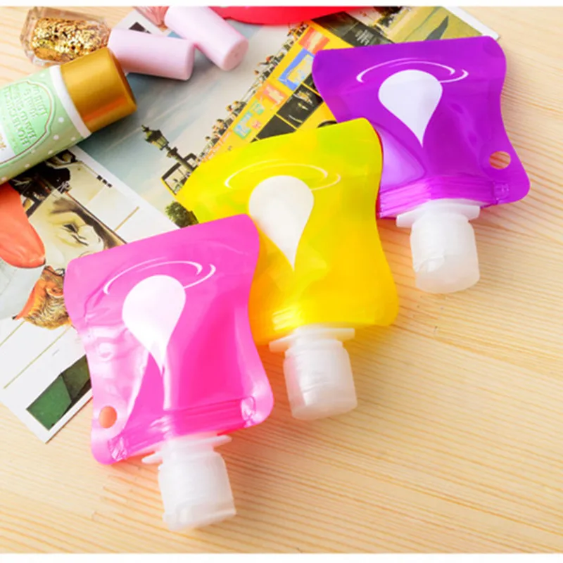 1pcs Lovely Travel Portable Mini Hand Sanitizer/Shampoo/Makeup Fluid Bottle Bathroom Products Packaging Bottles