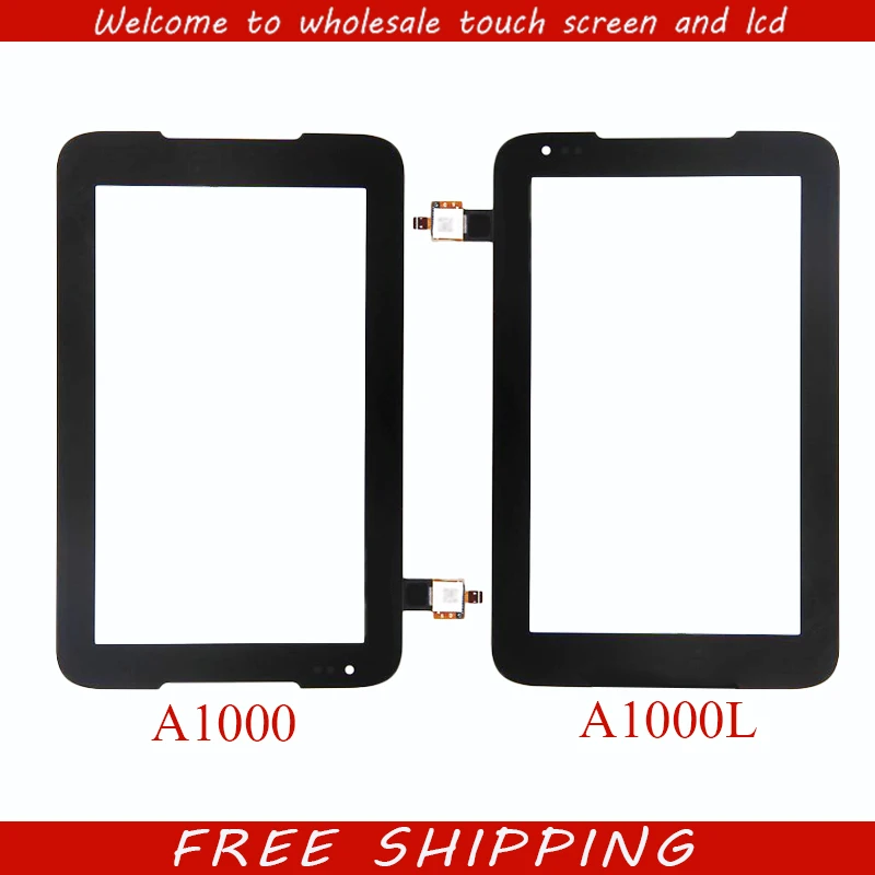 For New Lenovo IdeaTab A1000 A1000L Replacement Touch Screen Digitizer Glass Black 7-inch