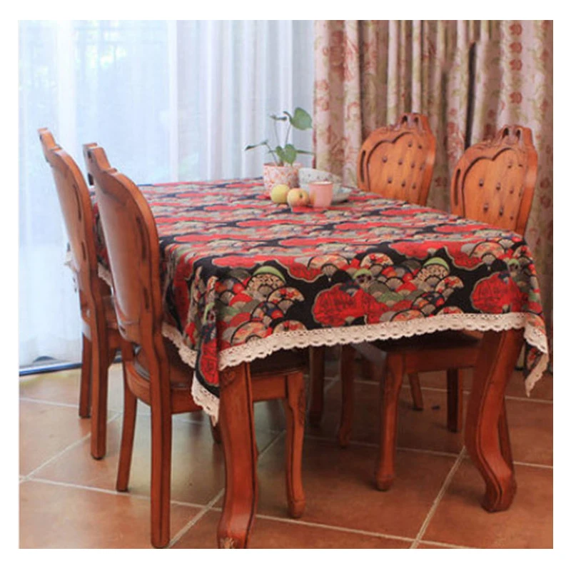 Tablecloths For Square Tables Dinning Table Cover Floral Tablecloths Manteles De Boda Toalha De Mesa Retangular Cotton Chinese