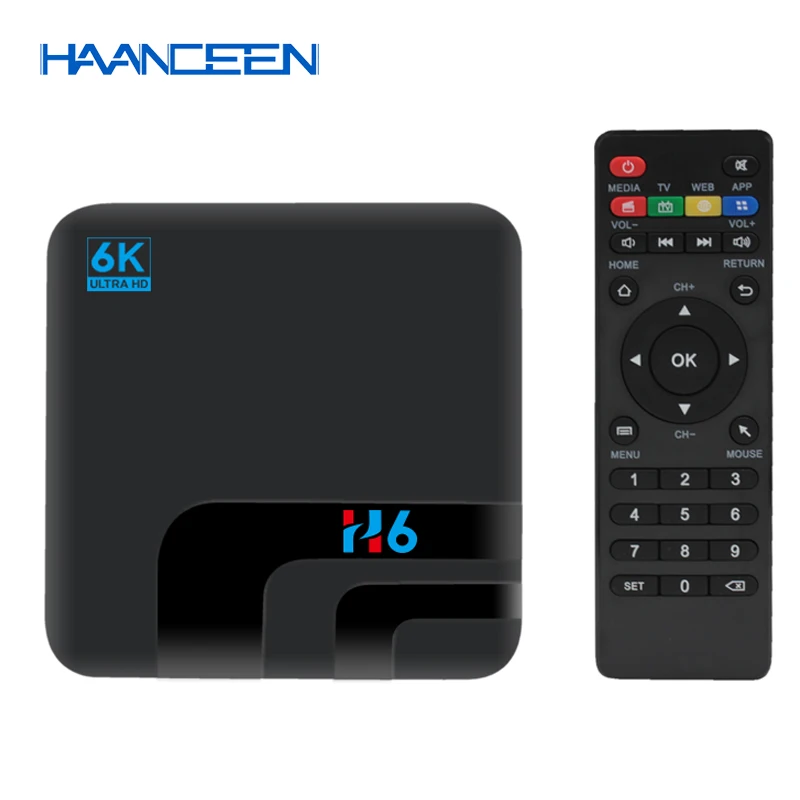 

ТВ-приставка Android TV Box, Android 8,1, 4 ГБ, 64 ГБ, 32 ГБ, 6K 3D видео, H.265, 2,4G, Wi-Fi, Bluetooth