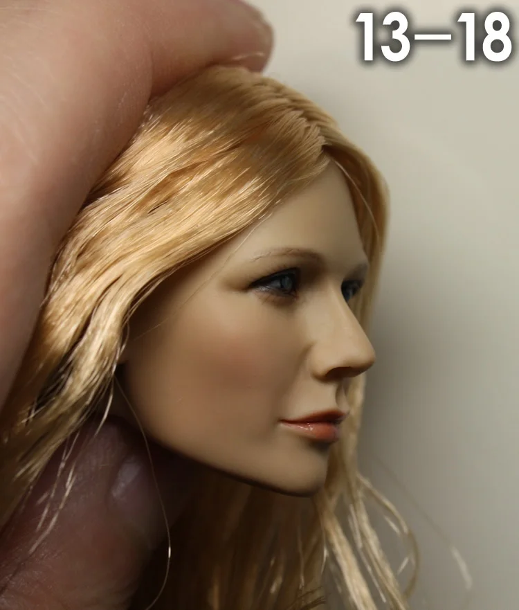 1/6 scale female head shape for 12