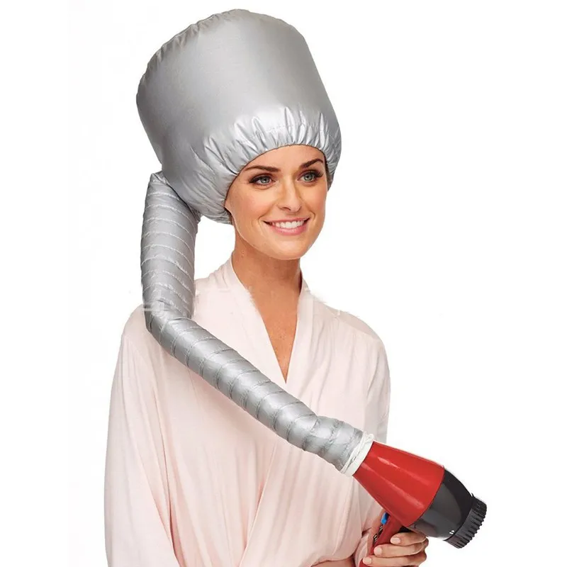 

Hair Dryer Heating Bonnet Cap Soft Hair Styling Hood Hairdress Heater Nutrition Treatments Hair Drying Speed Up