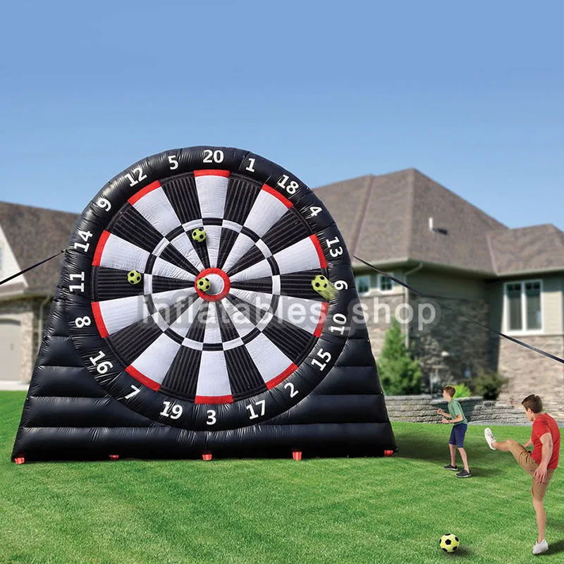 

Free shipping! Free Pump! 2m/3m/4m/5m/6m inflatable sport game,China oxford black Inflatable Dart Board,football dart games