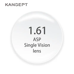 KANSEPT 1.61 Index Prescription Lenses CR-39 Resin Aspheric Glasses Lenses for Myopia/Hyperopia/Presbyopia Eyeglasses