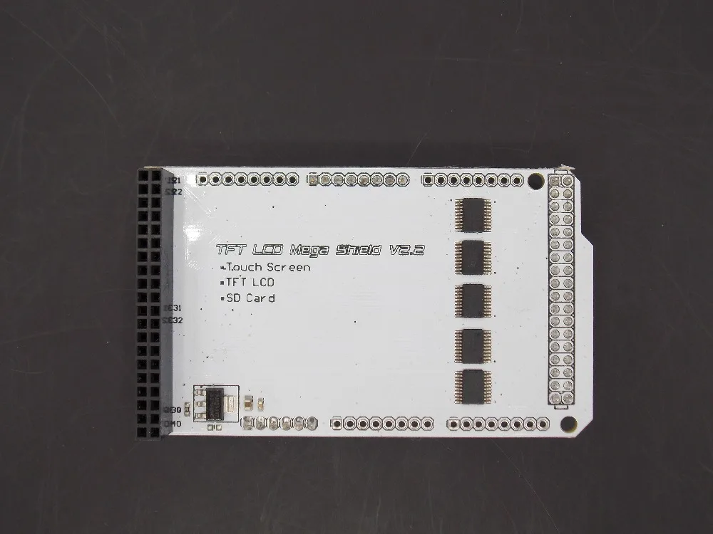 Free shipping! TFT 3.2 inch Mega Touch LCD Expansion Board Shield - IC partial pressure Mega 2560 R3 driver board
