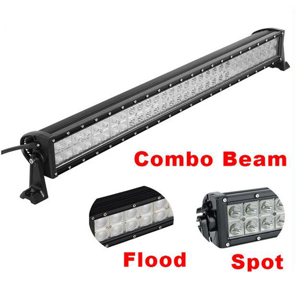 32inch Green/White Dual Colors 360W Led Work Light Bar 24 Strobeflash Modes w/ Memory Function For Off-road Hunting Fishing