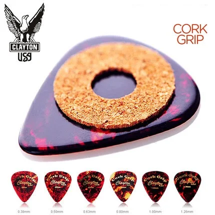 Clayton Cork Grip Standard Guitar Pick Plectrum Mediator