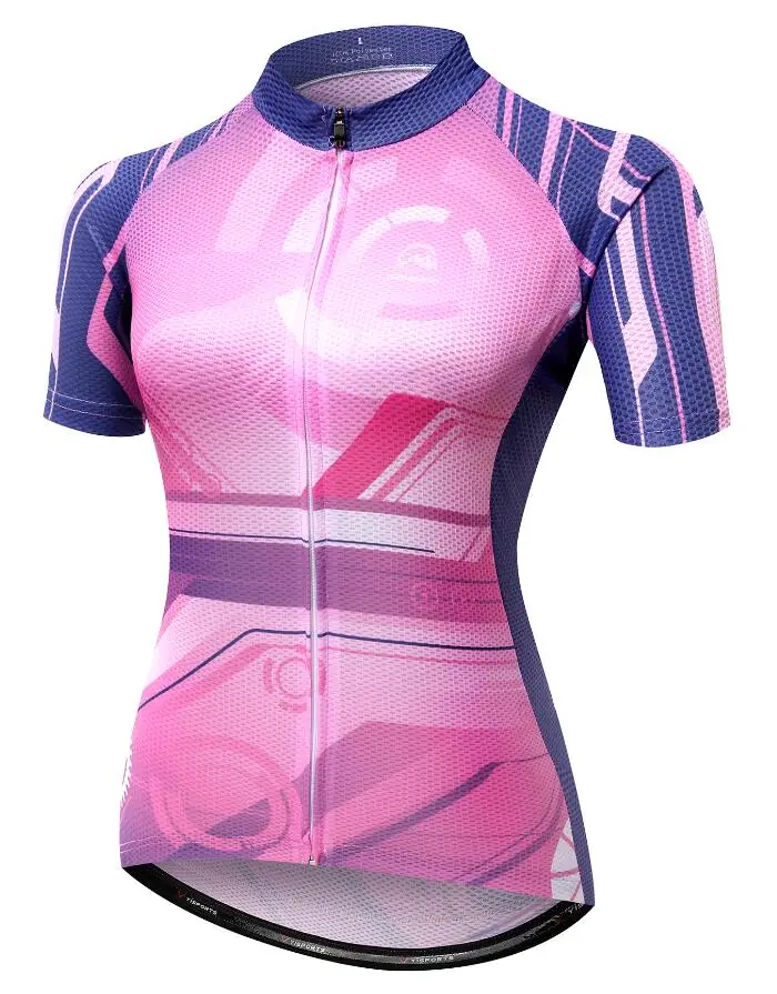 MTSPS Women Cycling Jersey Mtb Bicycle Clothing Mountain Wicking Dry Fit Fabric bike jersey