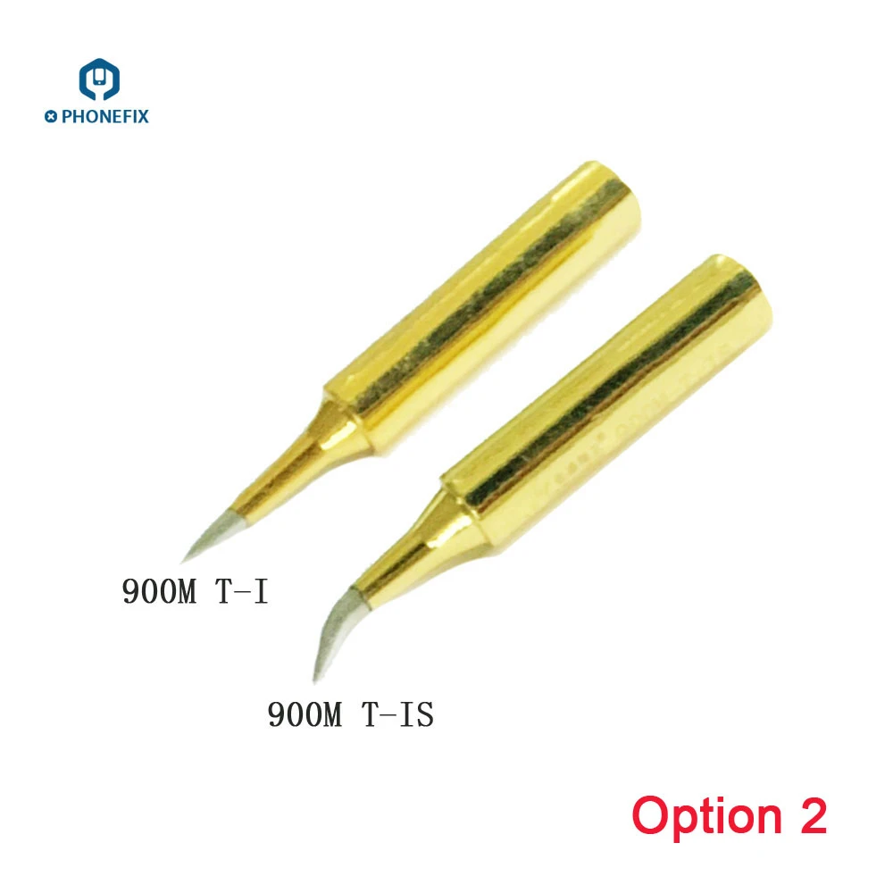 PHONEFIX fil de soudure de précision, pointe de fer à souder tête à Angle pointu pour iPhone réparation carte mère outils de soudage