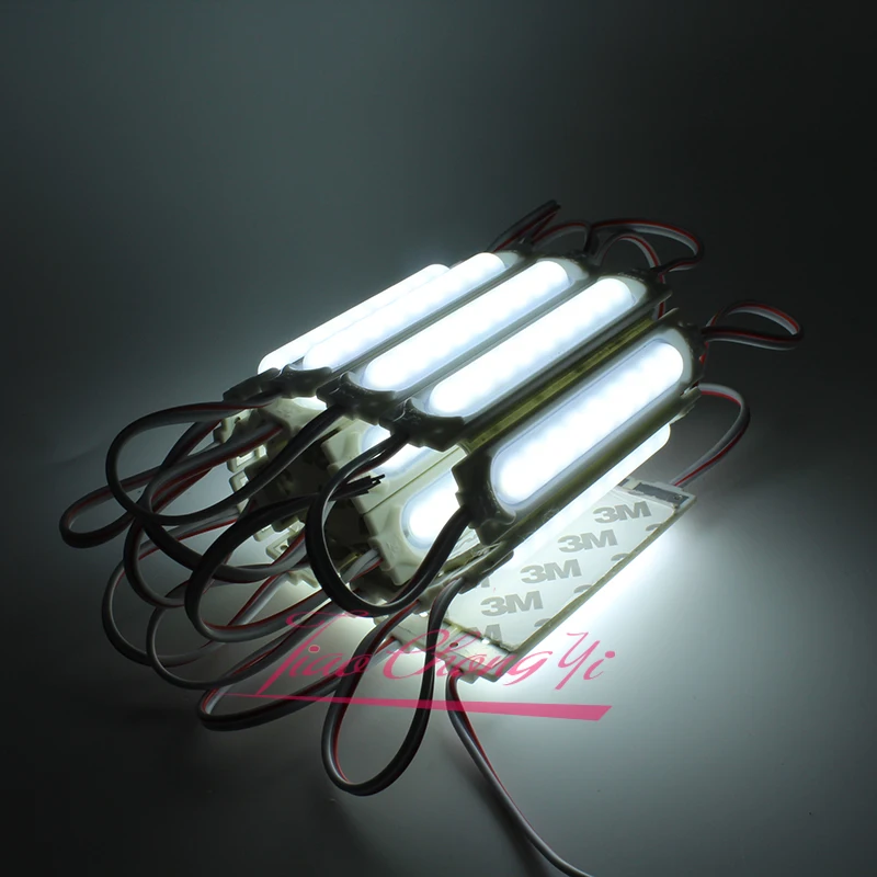 New 5730 9LED COB LED 160 degrees Module Cool white light DC12V IP67 waterproof lighting 20PCS image 5