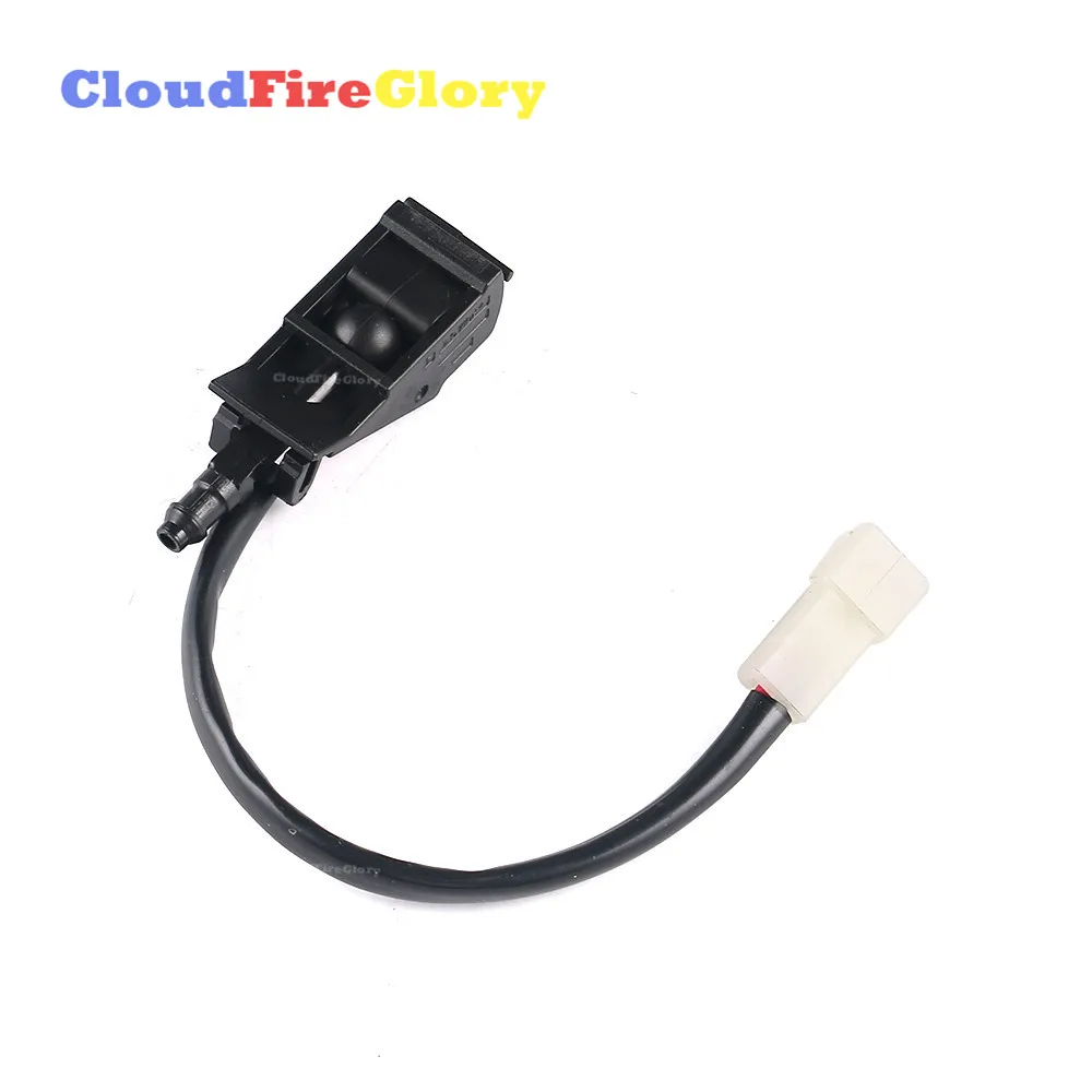 CloudFireGlory For Bora MK4 Golf MK4 Passat B5 Beetle Polo For Rapid Heated Windshield Washer Spray Nozzle 6E0955986B