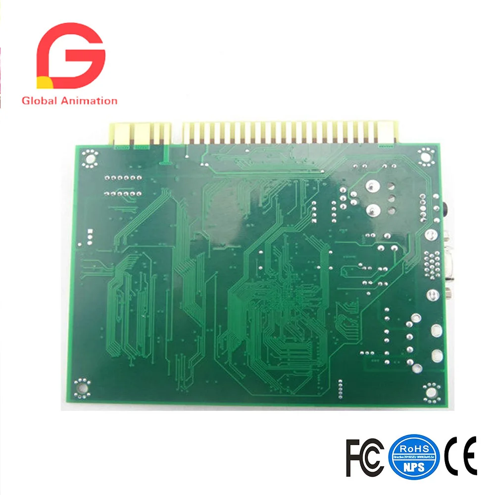 Classic Arcade video game 60 in 1, PCB Jamma board for CGA and VGA output